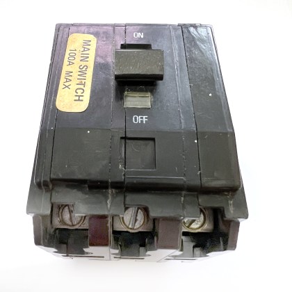 Square D 75084-026-50 100A 100 Amp 3 Pole Phase Isolator Main Switch Disconnector